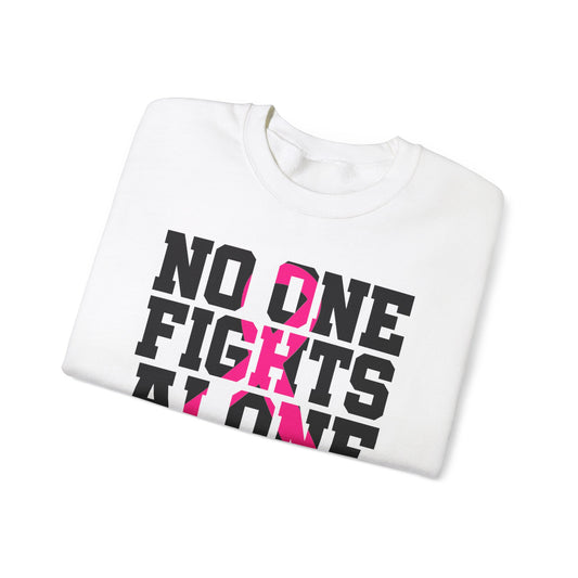 No One Fights Alone Unisex Heavy Blend™ Sweatshirt