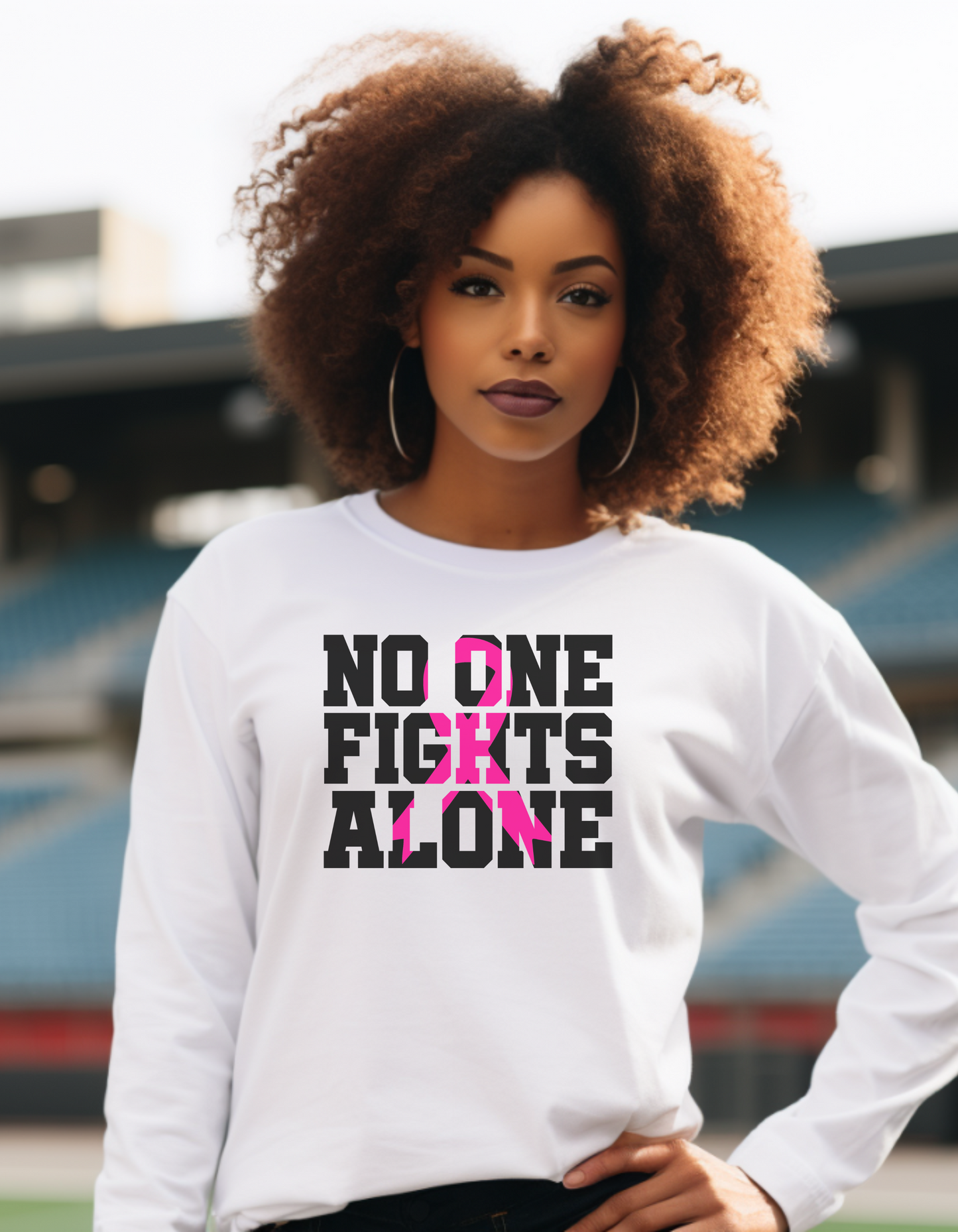No One Fights Alone Unisex Heavy Blend™ Sweatshirt