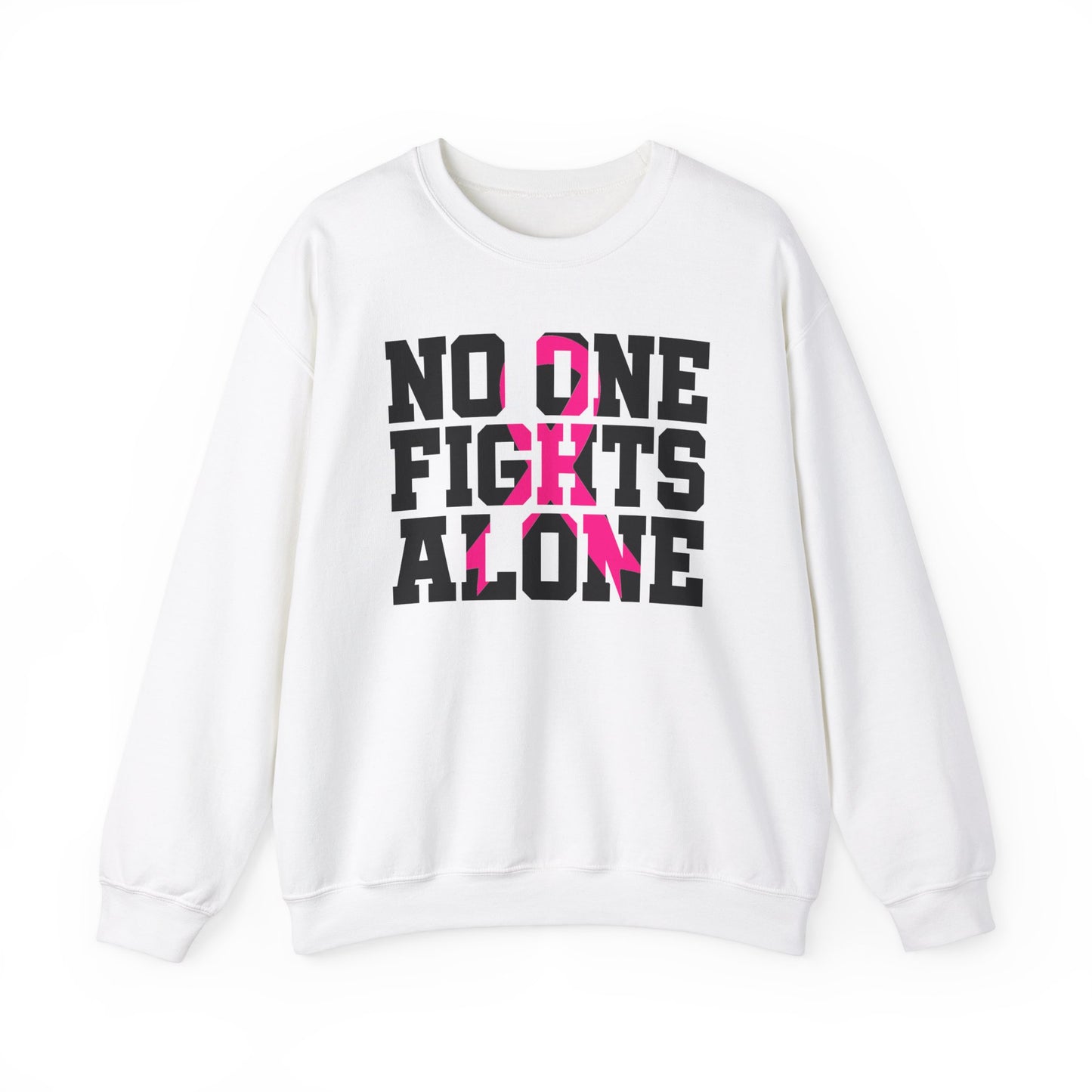 No One Fights Alone Unisex Heavy Blend™ Sweatshirt