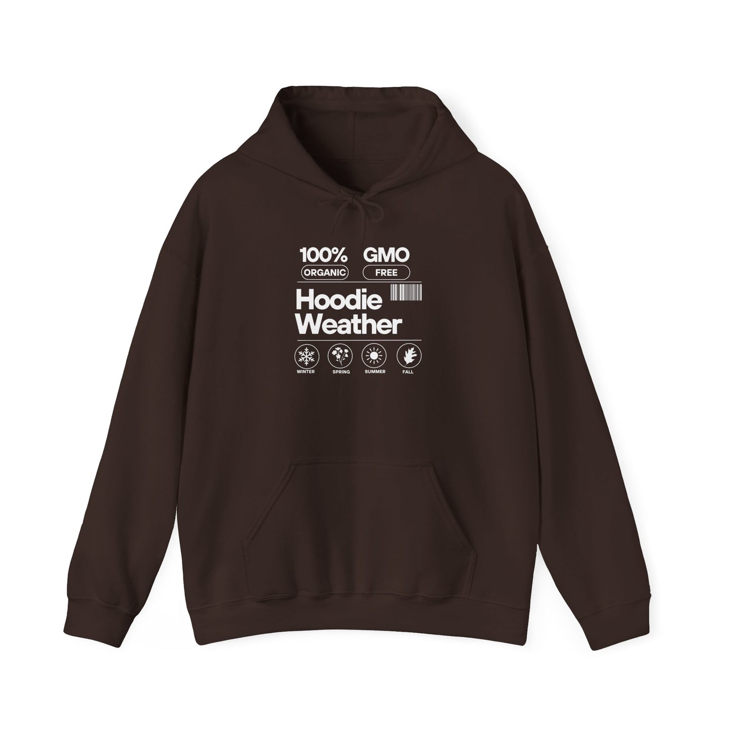 Hoodie Weather Unisex Heavy Blend™ Hoodie (White Design)